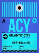 NAXART Studio - ACY Atlantic City Luggage Tag I