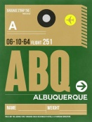 NAXART Studio - ABQ Albuquerque Luggage Tag I