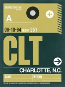 NAXART Studio - CLT Charlotte Luggage Tag II