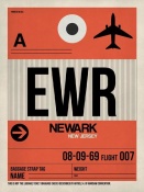 NAXART Studio - EWR Newark Luggage Tag I