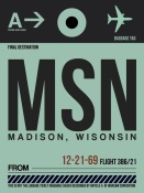 NAXART Studio - MSN Madison Luggage Tag I