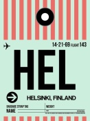NAXART Studio - HEL Helsinki Luggage Tag I