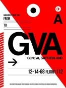NAXART Studio - GVA Geneva Luggage Tag I