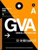 NAXART Studio - GVA Geneva Luggage Tag II