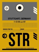 NAXART Studio - STR Stuttgart Luggage Tag I