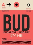 NAXART Studio - BUD Budapest Luggage Tag I