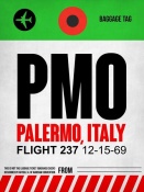 NAXART Studio - PMO Palermo Luggage Tag I