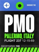 NAXART Studio - PMO Palermo Luggage Tag II