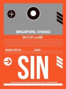 NAXART Studio - SIN Singapore Luggage Tag II