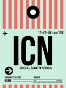 NAXART Studio - ICN Seoul Luggage Tag I