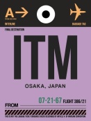 NAXART Studio - ITM Osaka Luggage Tag I