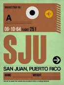 NAXART Studio - SJU San Juan Luggage Tag I