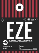 NAXART Studio - EZE Buenos Aires Luggage Tag II