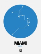 NAXART Studio - Miami Blue Subway Map