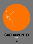 NAXART Studio - Sacramento Orange Subway Map