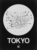 NAXART Studio - Tokyo White Subway Map