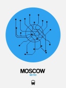 NAXART Studio - Moscow Blue Subway Map