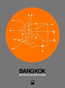 NAXART Studio - Bangkok Orange Subway Map