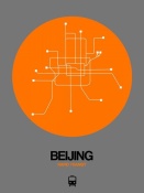 NAXART Studio - Beijing Orange Subway Map