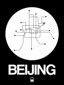 NAXART Studio - Beijing White Subway Map