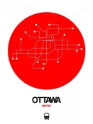 NAXART Studio - Ottawa Red Subway Map