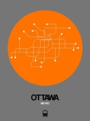 NAXART Studio - Ottawa Orange Subway Map