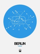 NAXART Studio - Berlin Blue Subway Map