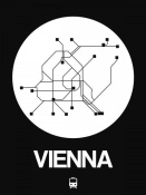 NAXART Studio - Vienna White Subway Map