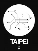 NAXART Studio - Taipei White Subway Map