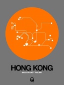 NAXART Studio - Hong Kong Orange Subway Map