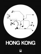 NAXART Studio - Hong Kong White Subway Map