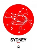 NAXART Studio - Sydney Red Subway Map