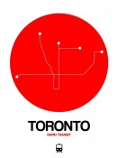 NAXART Studio - Toronto Red Subway Map