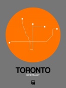 NAXART Studio - Toronto Orange Subway Map