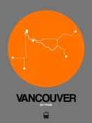 NAXART Studio - Vancouver Orange Subway Map