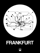 NAXART Studio - Frankfurt White Subway Map