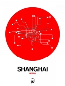 NAXART Studio - Shanghai Red Subway Map