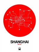NAXART Studio - Shanghai Red Subway Map