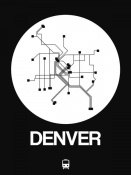 NAXART Studio - Denver White Subway Map