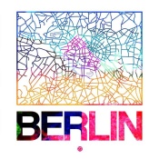 NAXART Studio - Berlin Watercolor Street Map