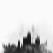 NAXART Studio - Chicago City Black Skyline