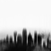 NAXART Studio - Dallas City Black Skyline