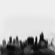 NAXART Studio - Tulsa City Black Skyline