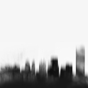 NAXART Studio - Buffalo City Black Skyline