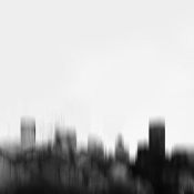 NAXART Studio - Baltimore City Black Skyline