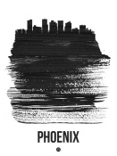 NAXART Studio - Phoenix Skyline Brush Stroke Black