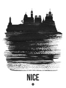 NAXART Studio - Nice Skyline Brush Stroke Black